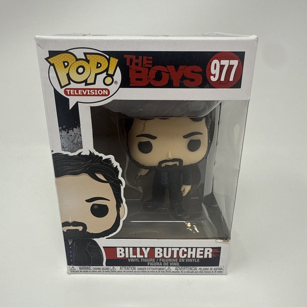 Funko 2020 Pop Vinyl Figure The Boys #977 Billy Butcher New In Damaged Box